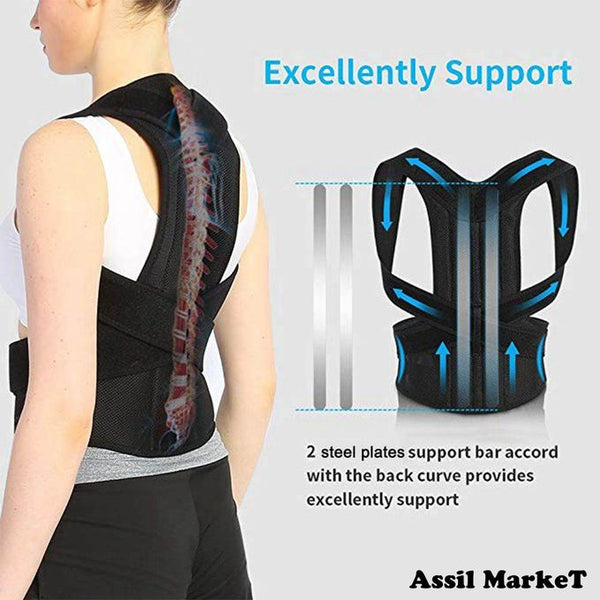 Back pain Posture efficace pour ceux qui souffrent de courbure du dos